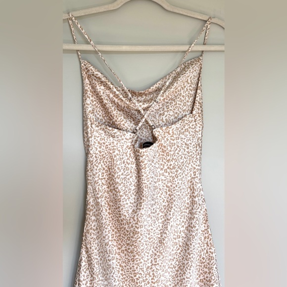 Abercrombie‎ & Fitch Women's Size XS Slip Dress Leopard Cheetah Print Mini - Picture 8 of 14